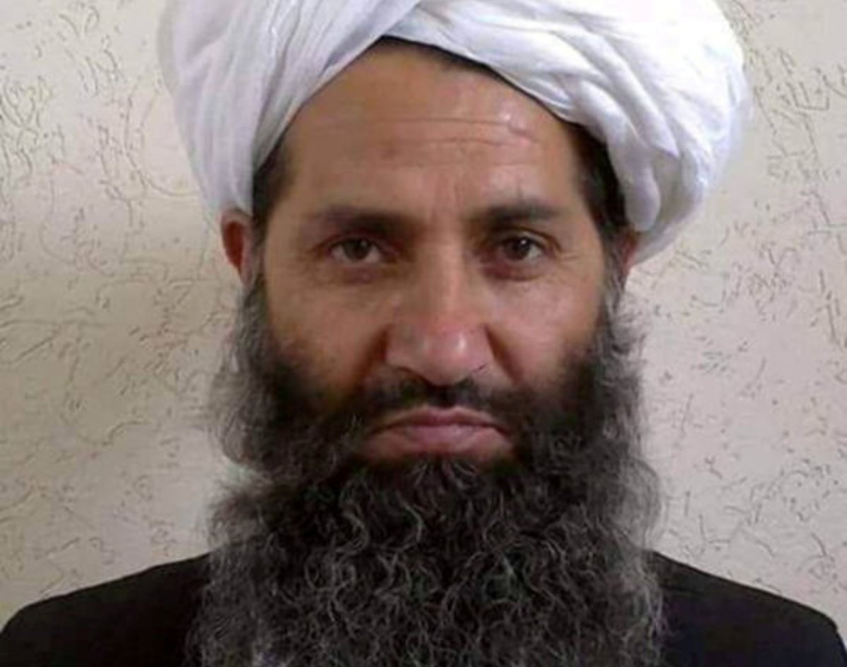 Haibatullah Akhundzada, de hoogste leider van de Taliban. Foto: Reuters