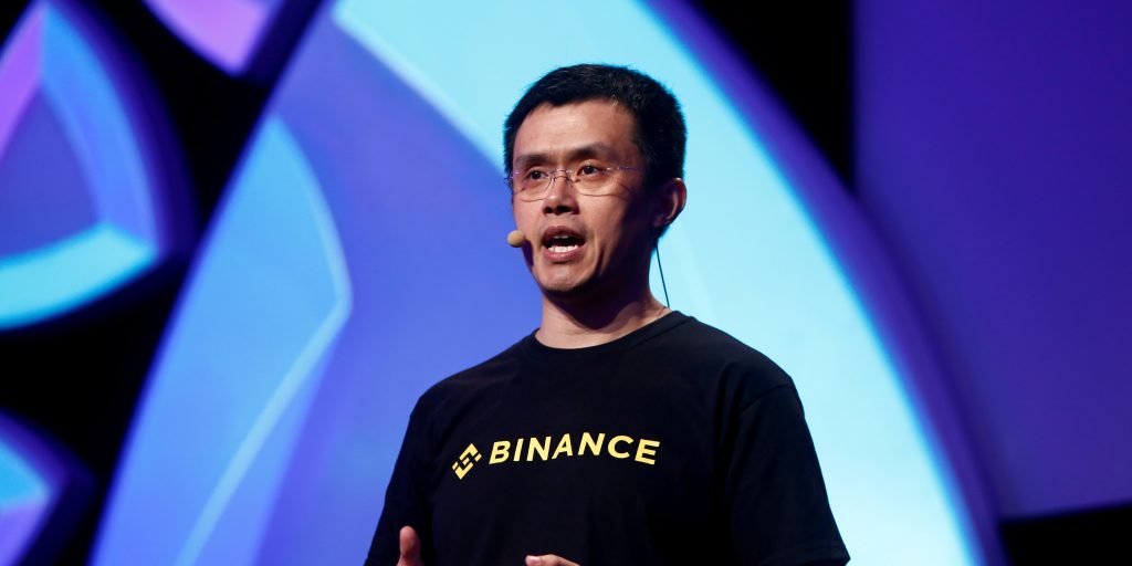 Changpeng Zhao is de CEO van Binance.