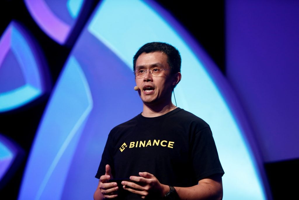 Changpeng Zhao is de CEO van Binance.