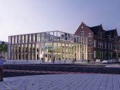 Impressie van het nieuwe DSM-kantoor dat in Maastricht moet komen.