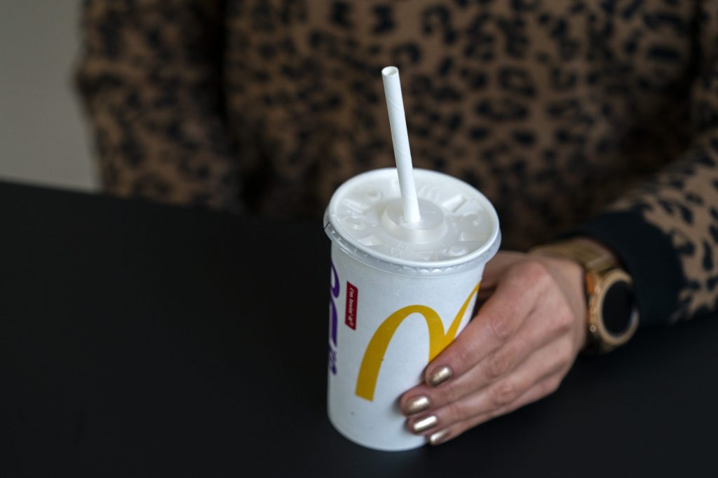 Een milkshake van McDonald's