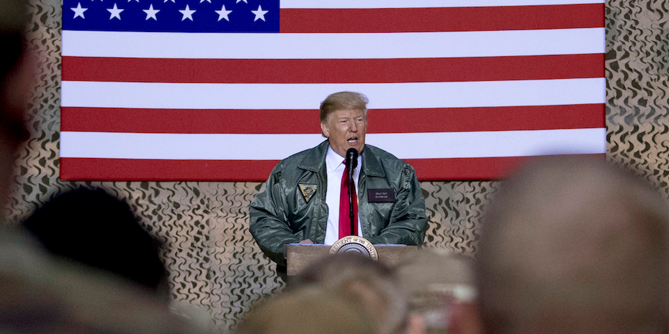 Trump US troops military Iraq
