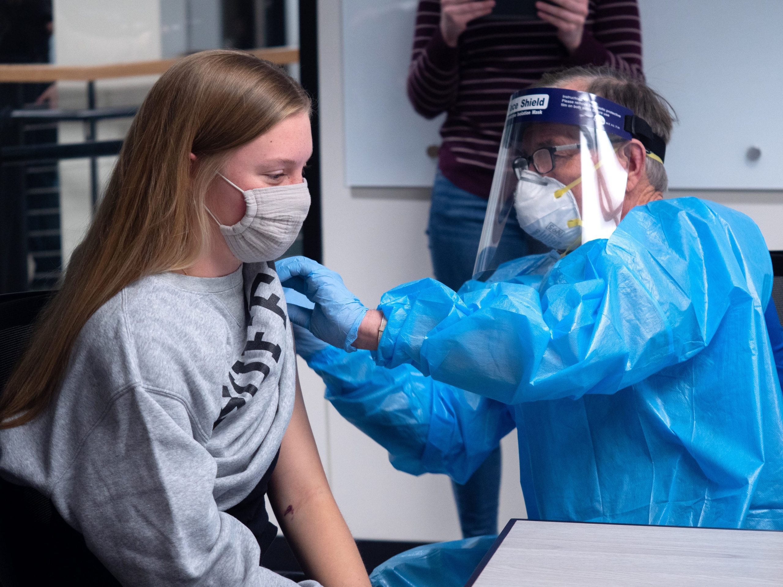 Moderna coronavirus vaccine trial college students transmission asymptomatic infection study