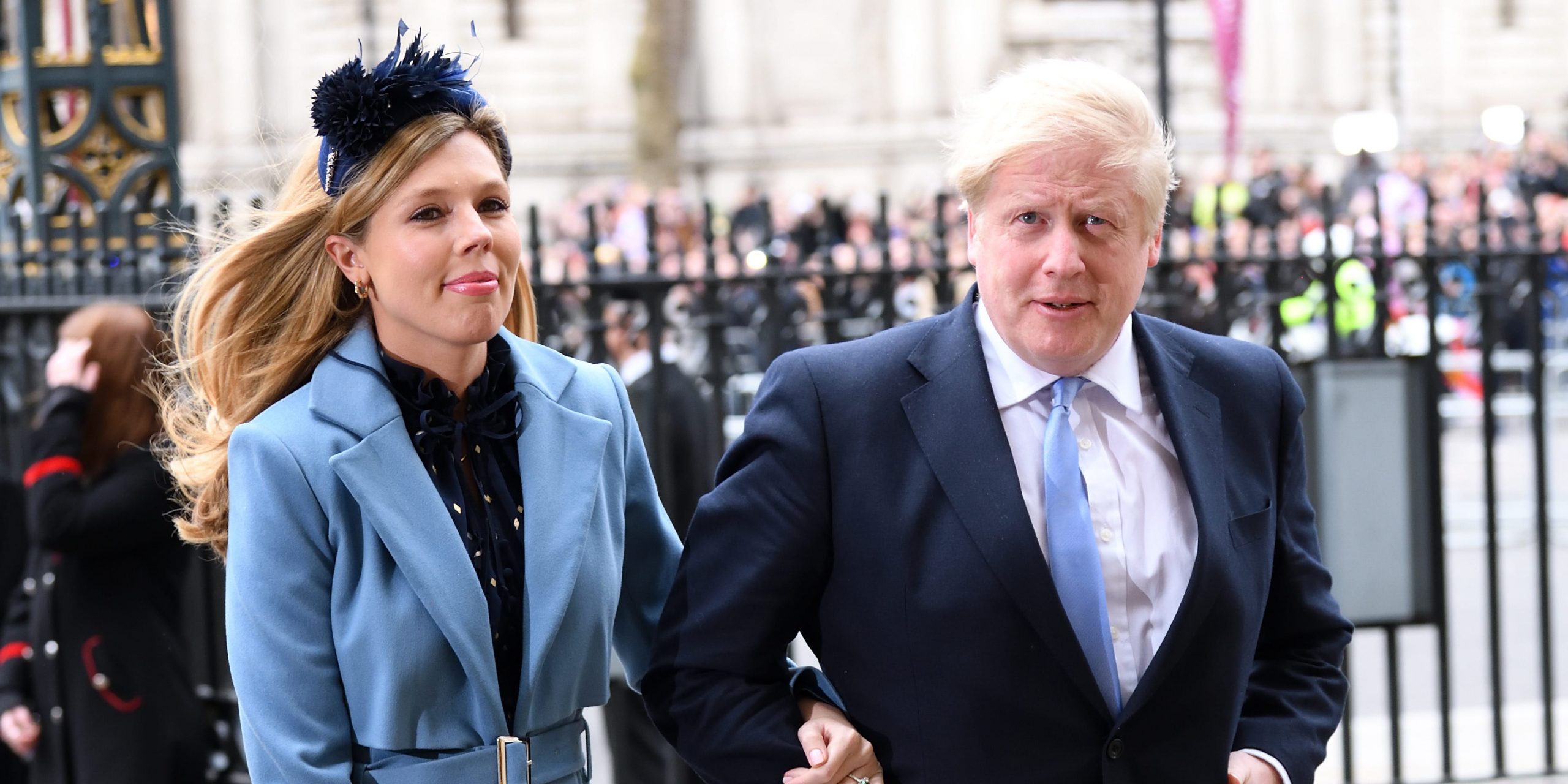 Carrie Symonds and Boris Johnson