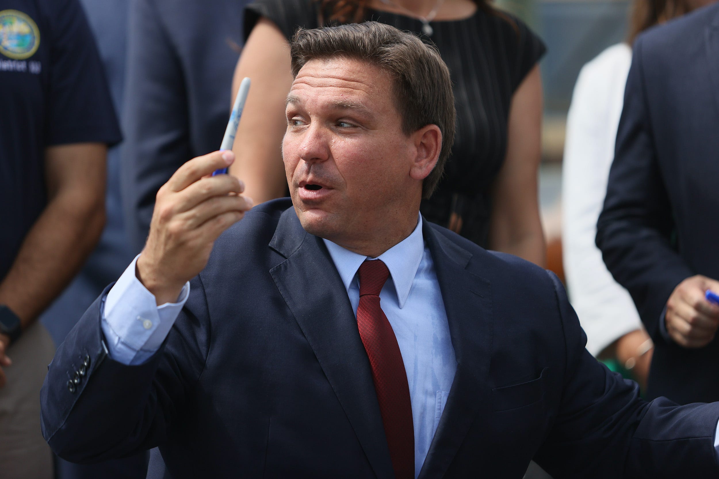 Republican Florida Governor Ron DeSantis bill signing