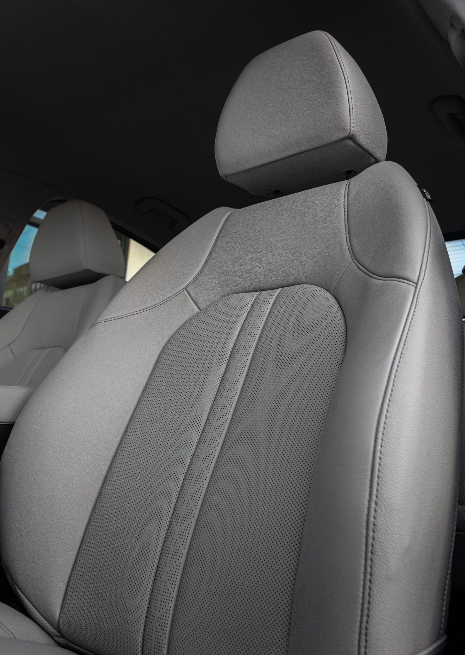 The 2021 Hyundai Sonata Hybrid's driver's seat.