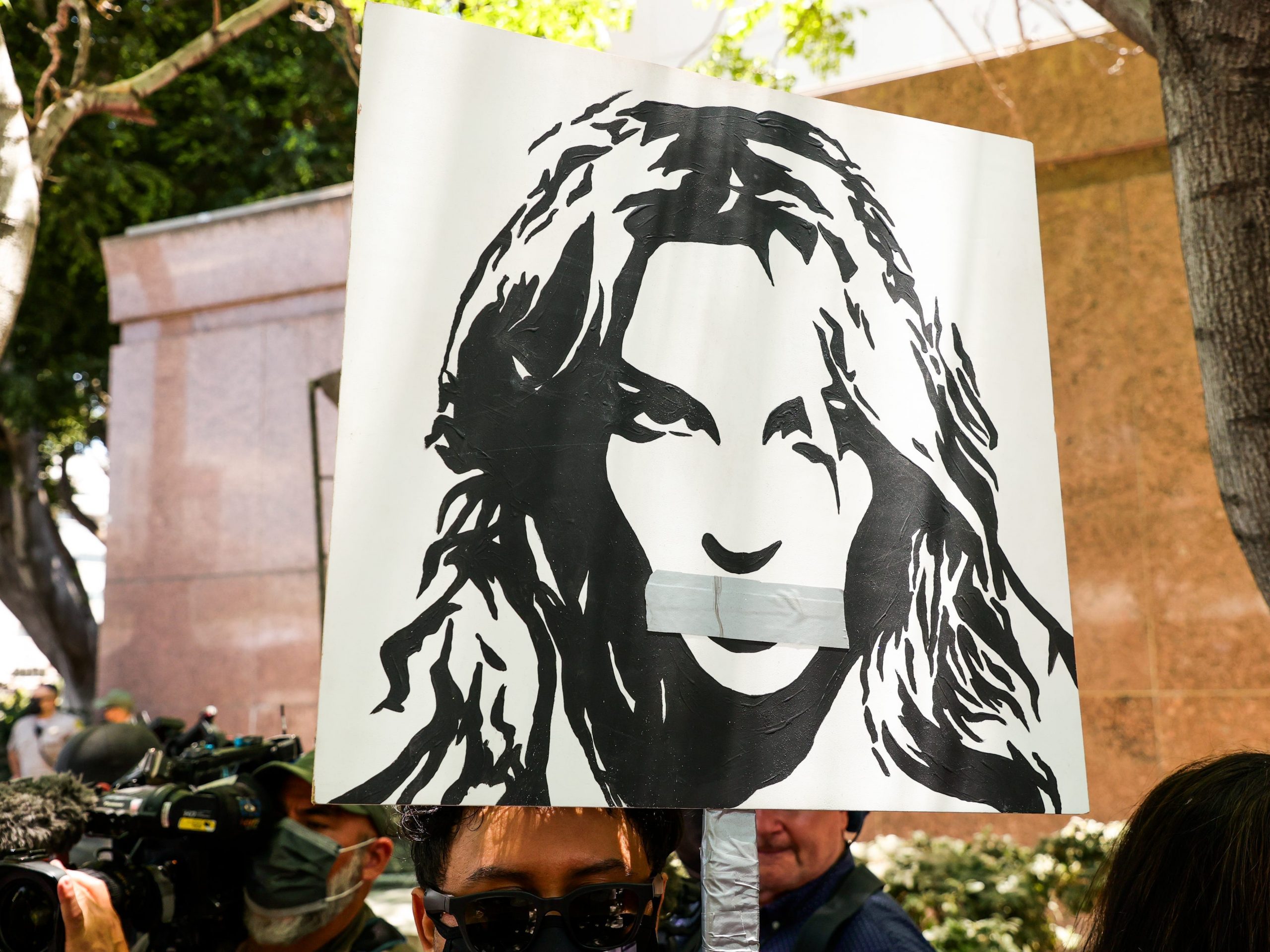 Free Britney Protest Sign