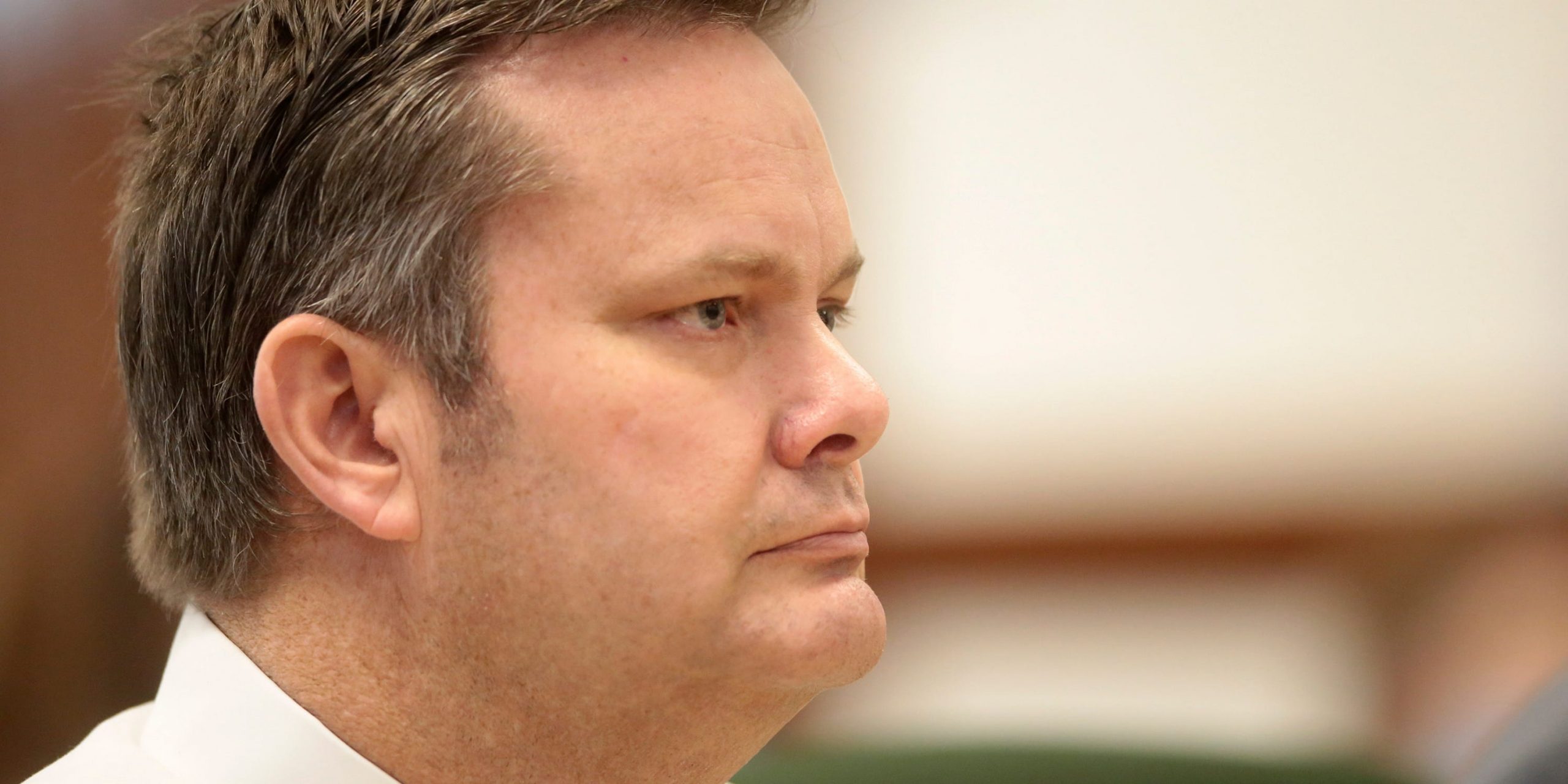 Chad Daybell at a court hearing in Idaho in August 2020.