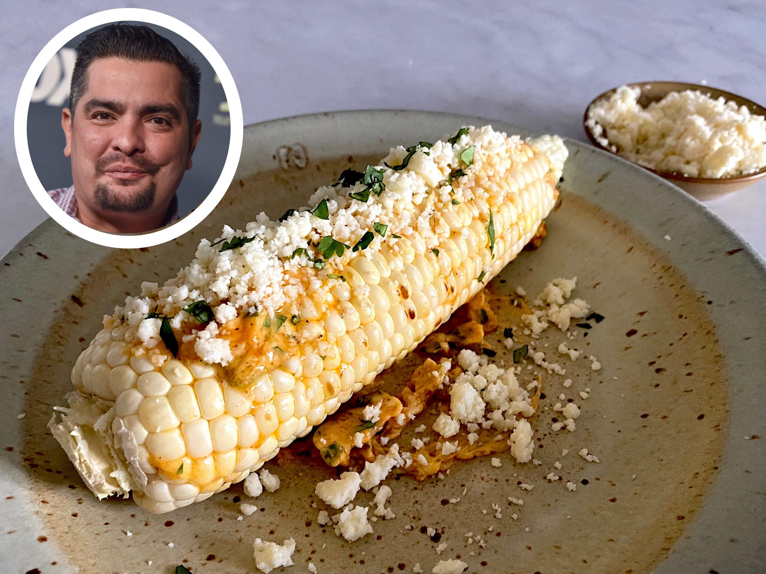 Aarón Sánchez’s corn on the cob recipe.