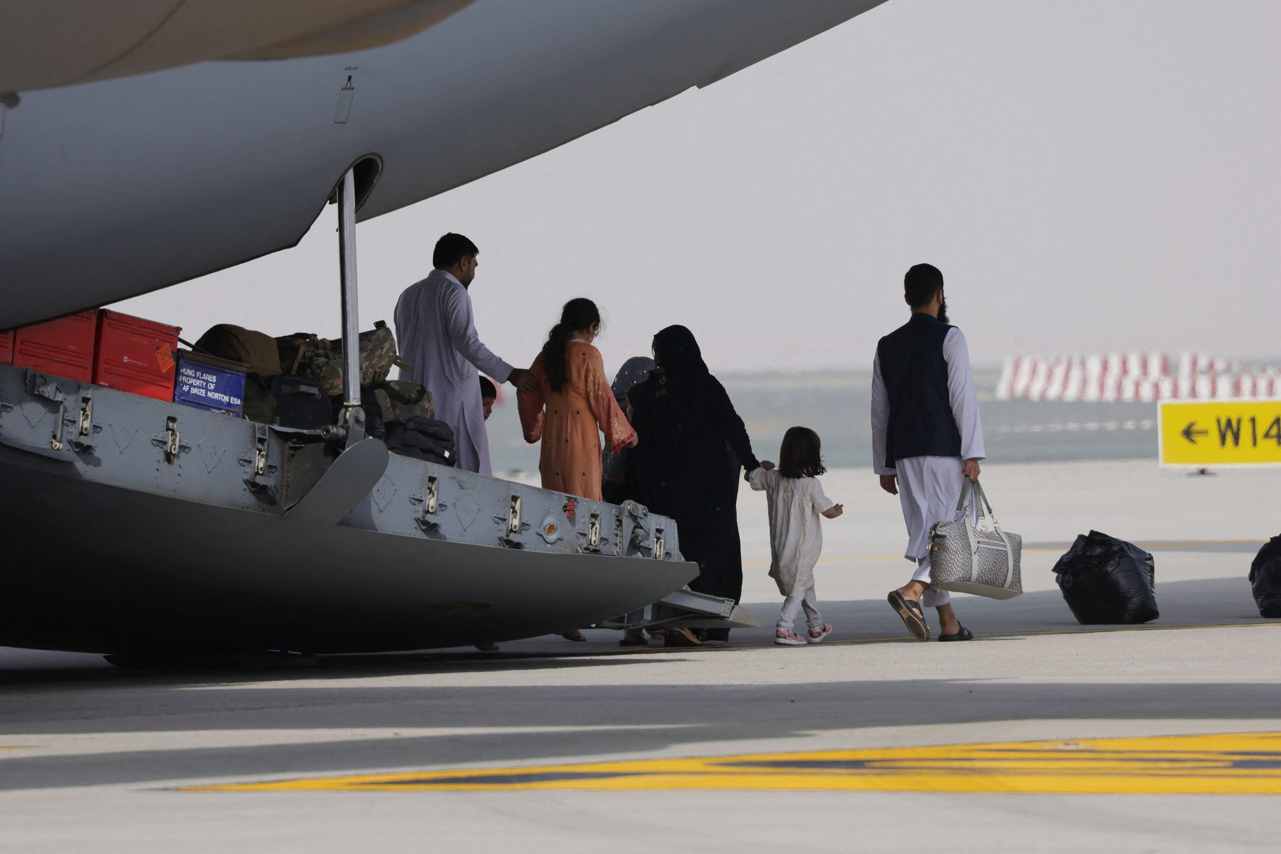 Afghan evacuees helped by UK