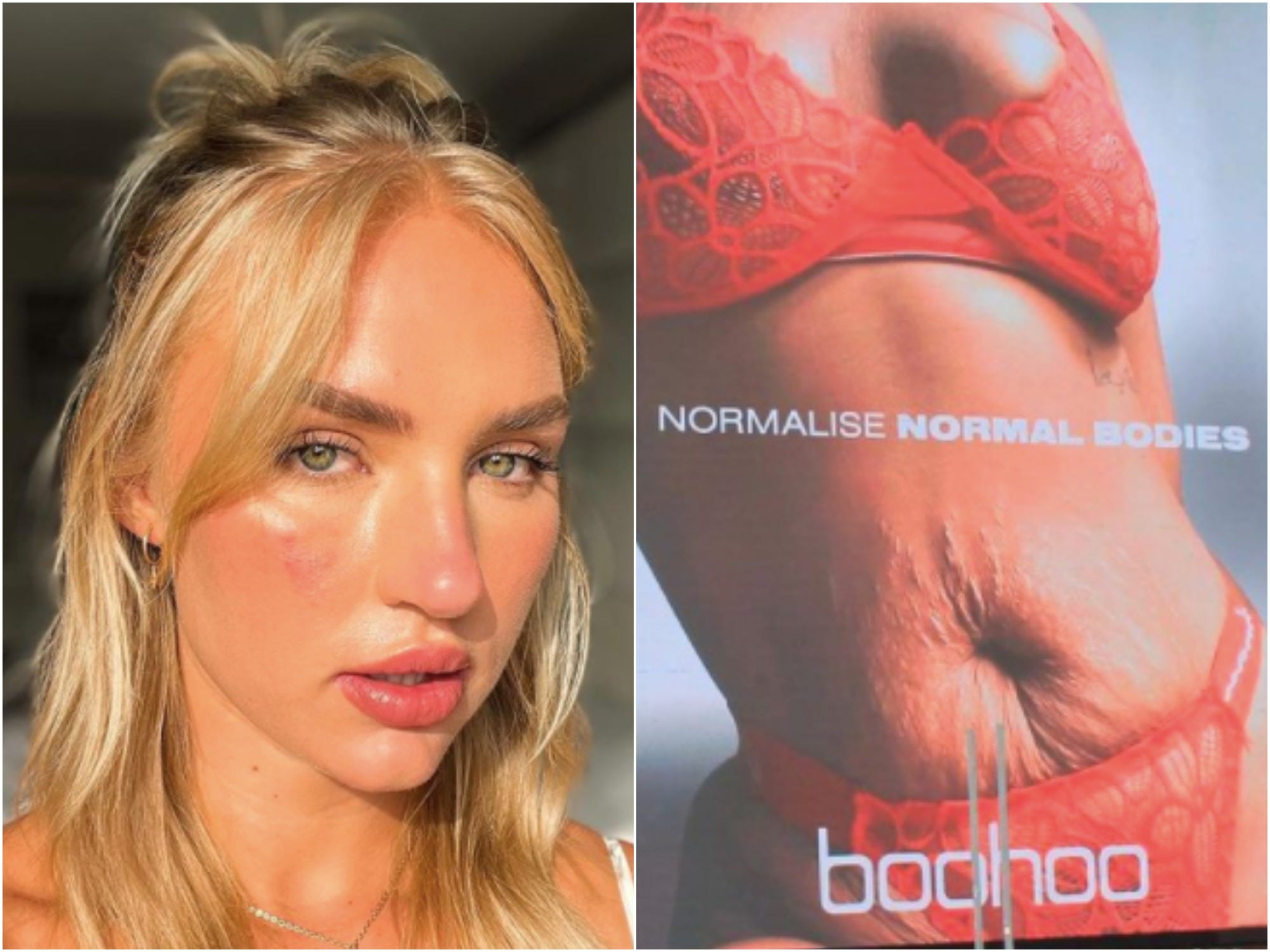 Mik Zazon normalize normal bodies Boohoo