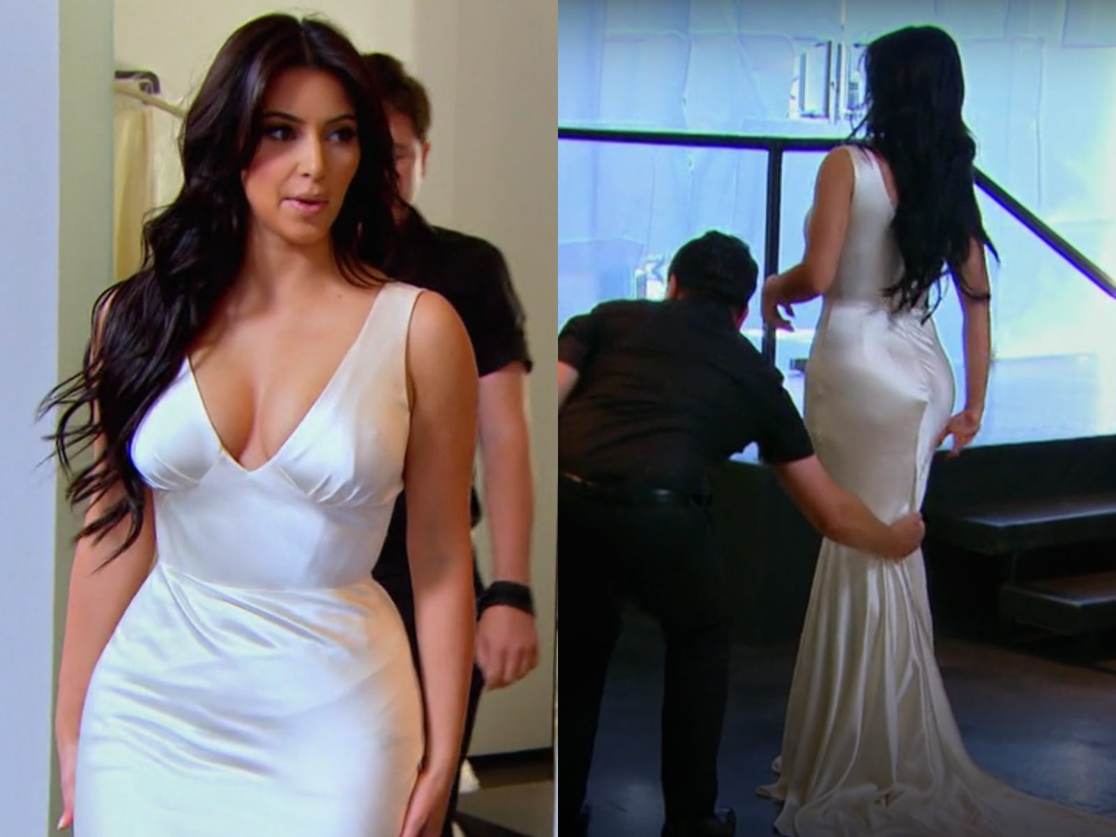 kim kardashian third dress