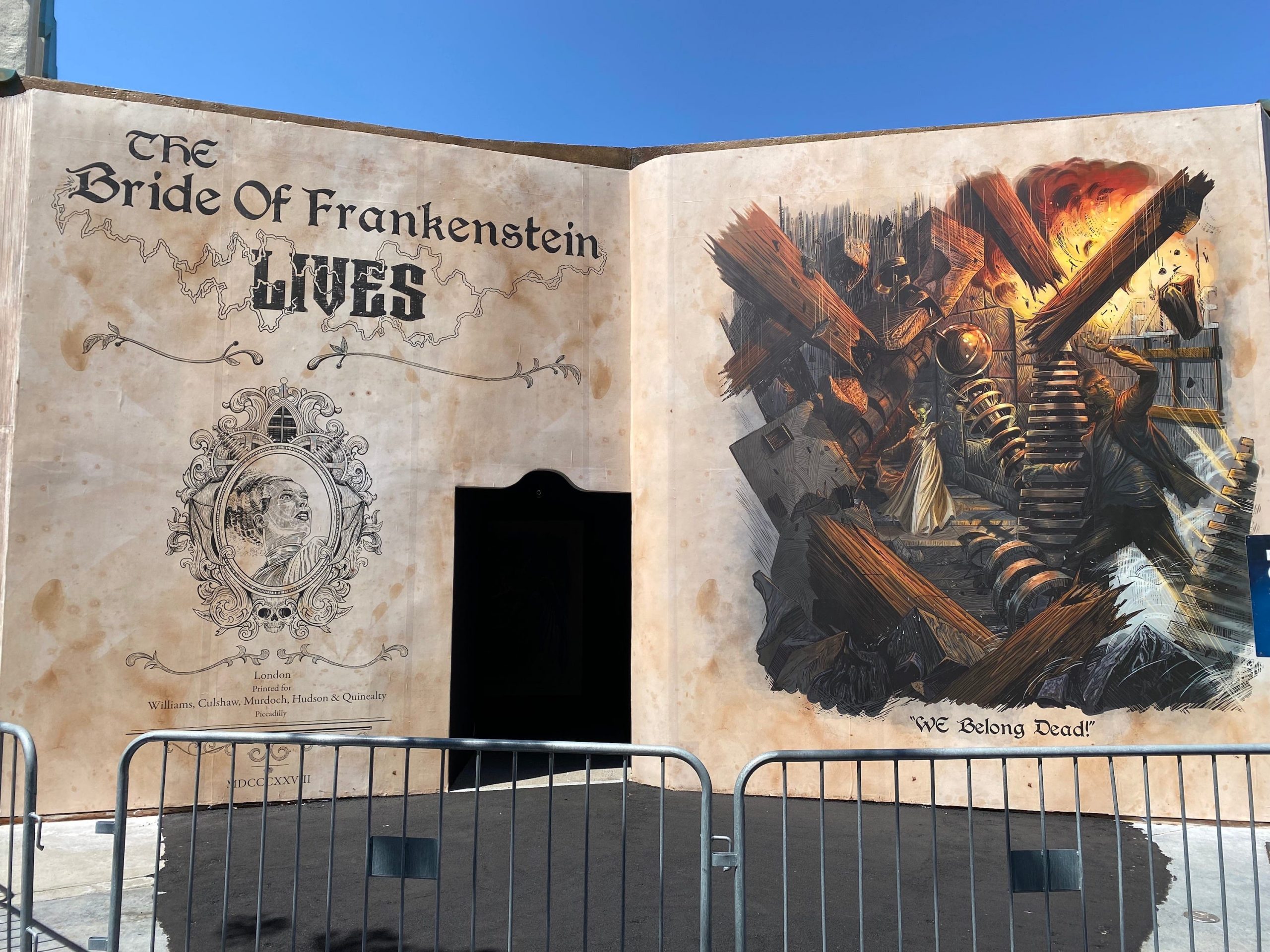 HHN 2021 at Universal Studios Hollywood The Bride of Frankenstein Lives maze