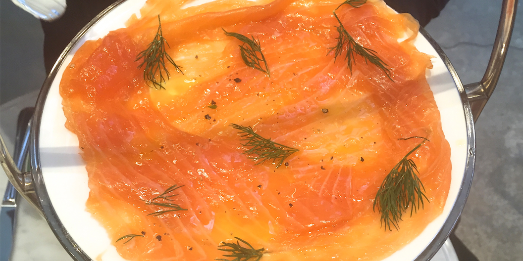 smoked salmon