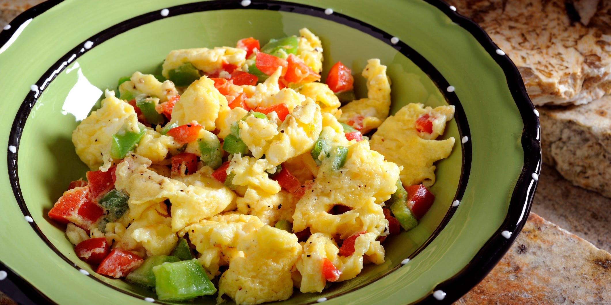 Vegetable scrambled eggs