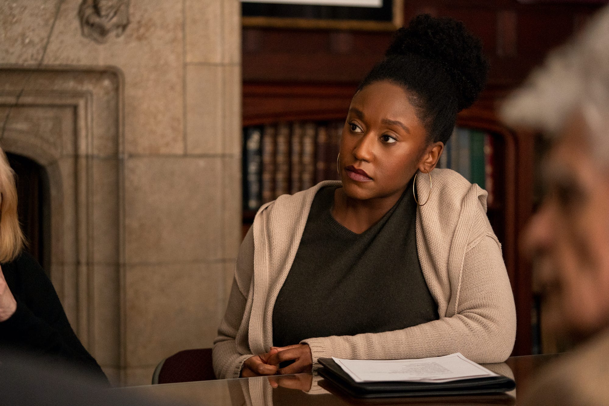 NANA MENSAH as YAZ in episode 101 of THE CHAIR