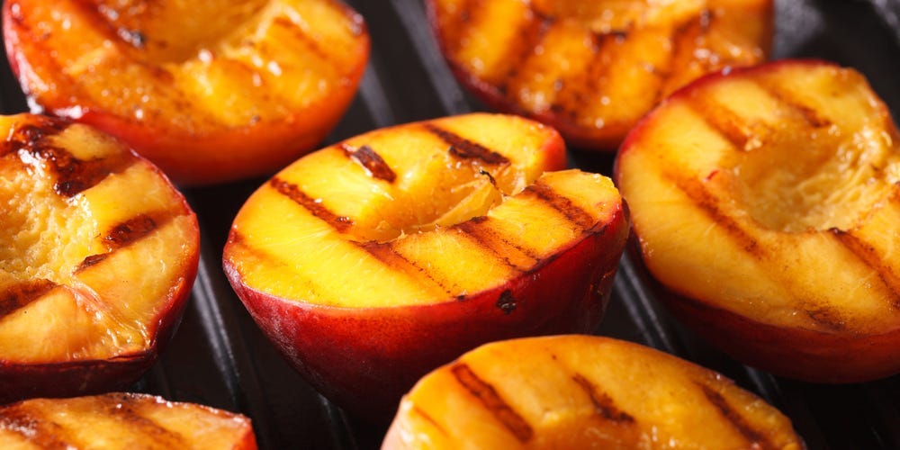 grilled peaches