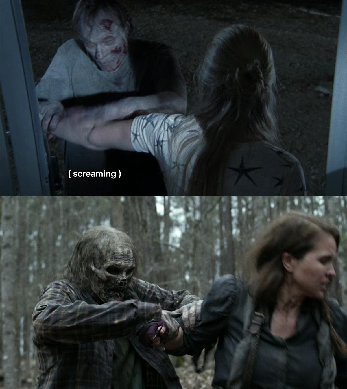 TWD 104 vs TWD 1103 Greg Nicotero walker