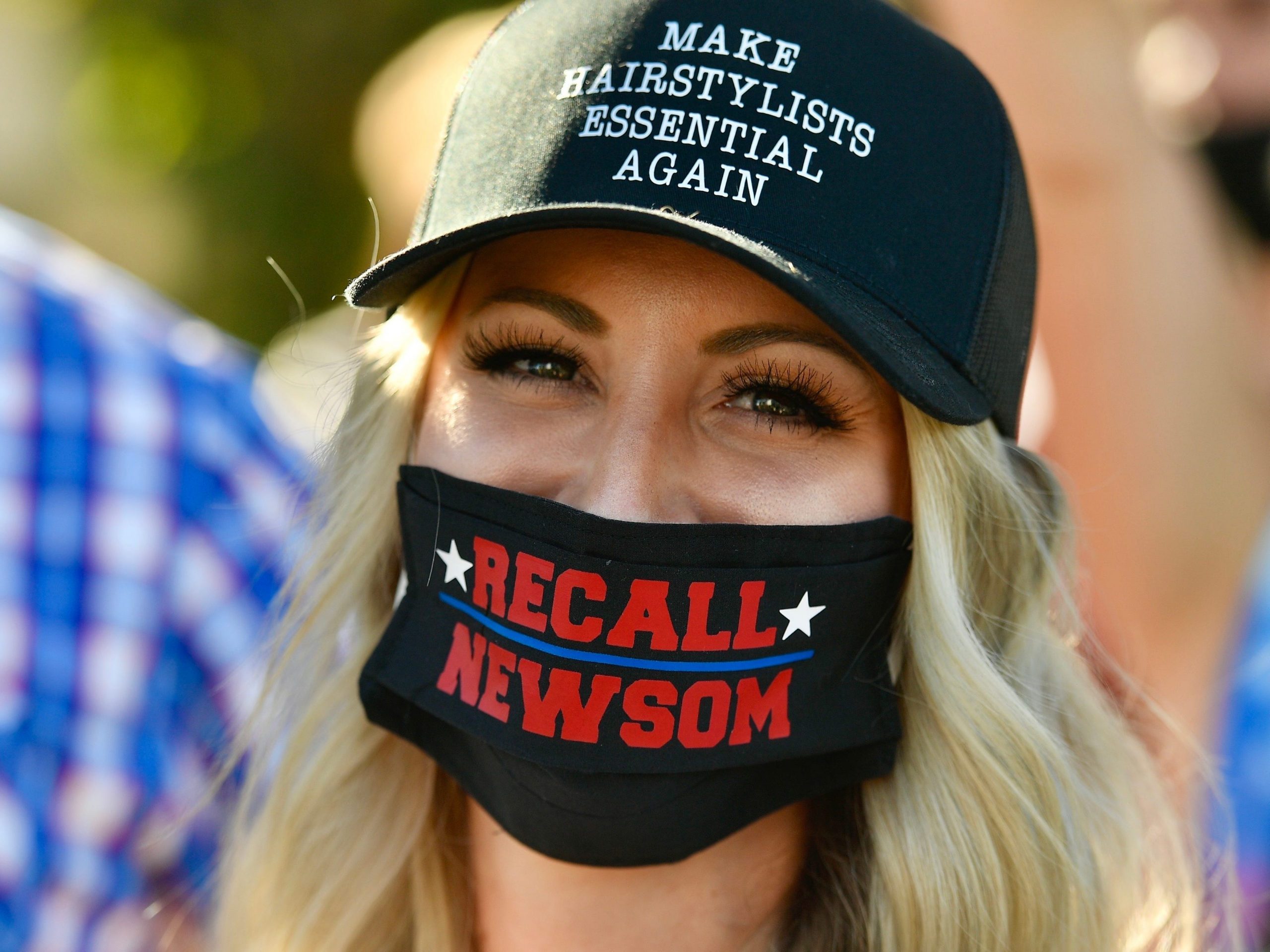 recall gavin newsom protestor