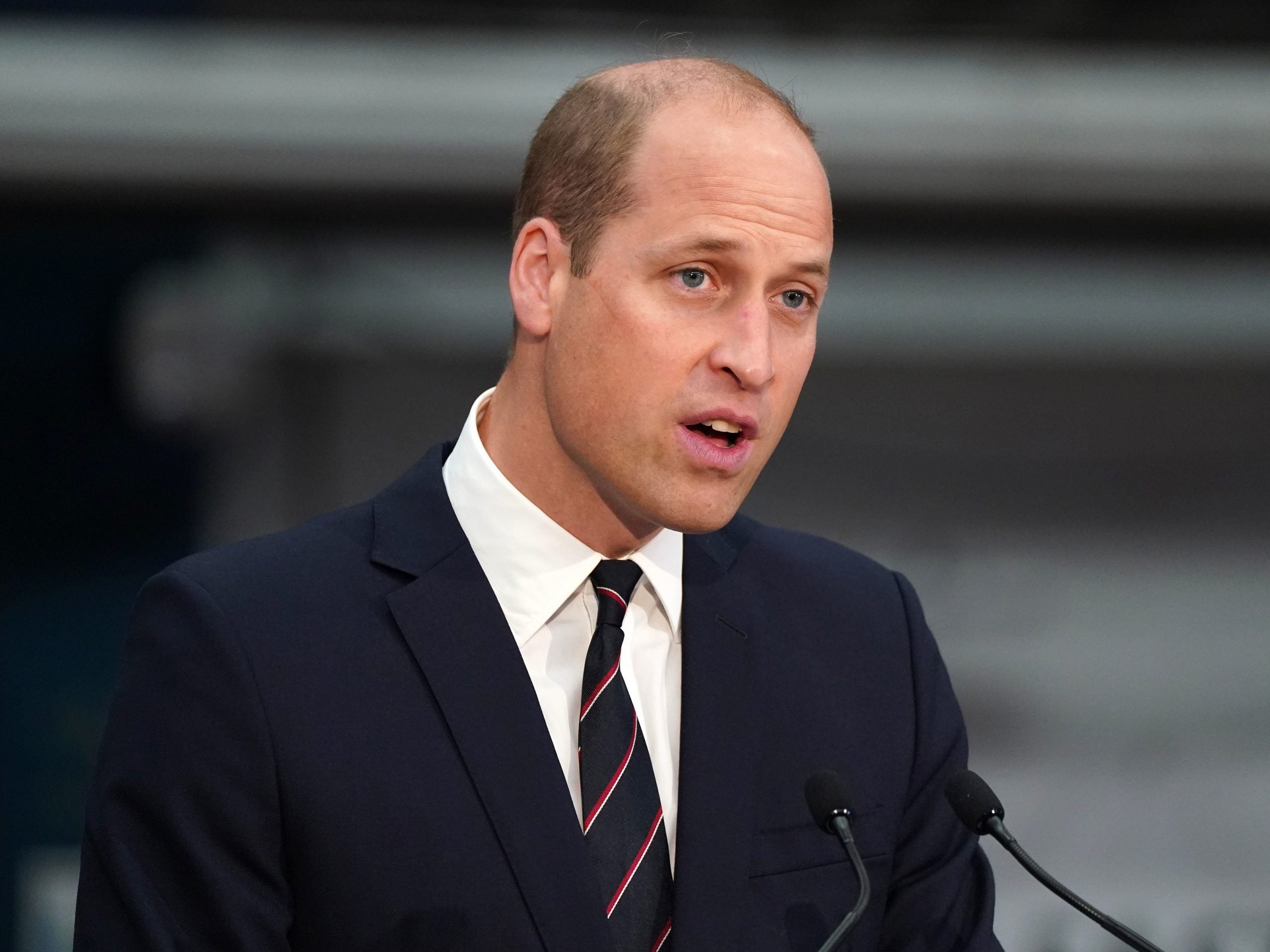 Prince William talks