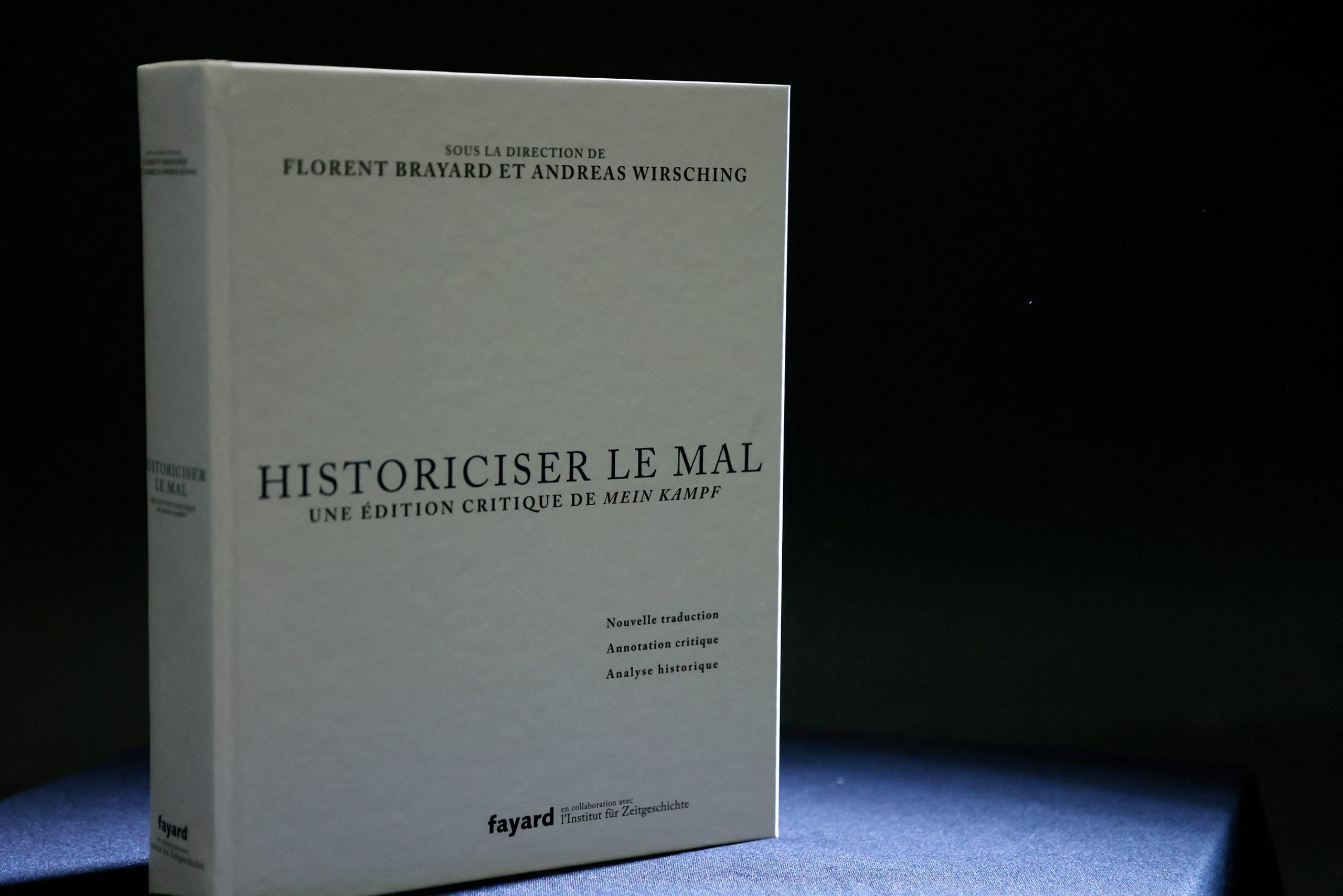 The new French edition of Adolf Hitler's "Mein Kampf", "Historicising Evil, A Critical Edition of Mein Kampf," published by Fayard.