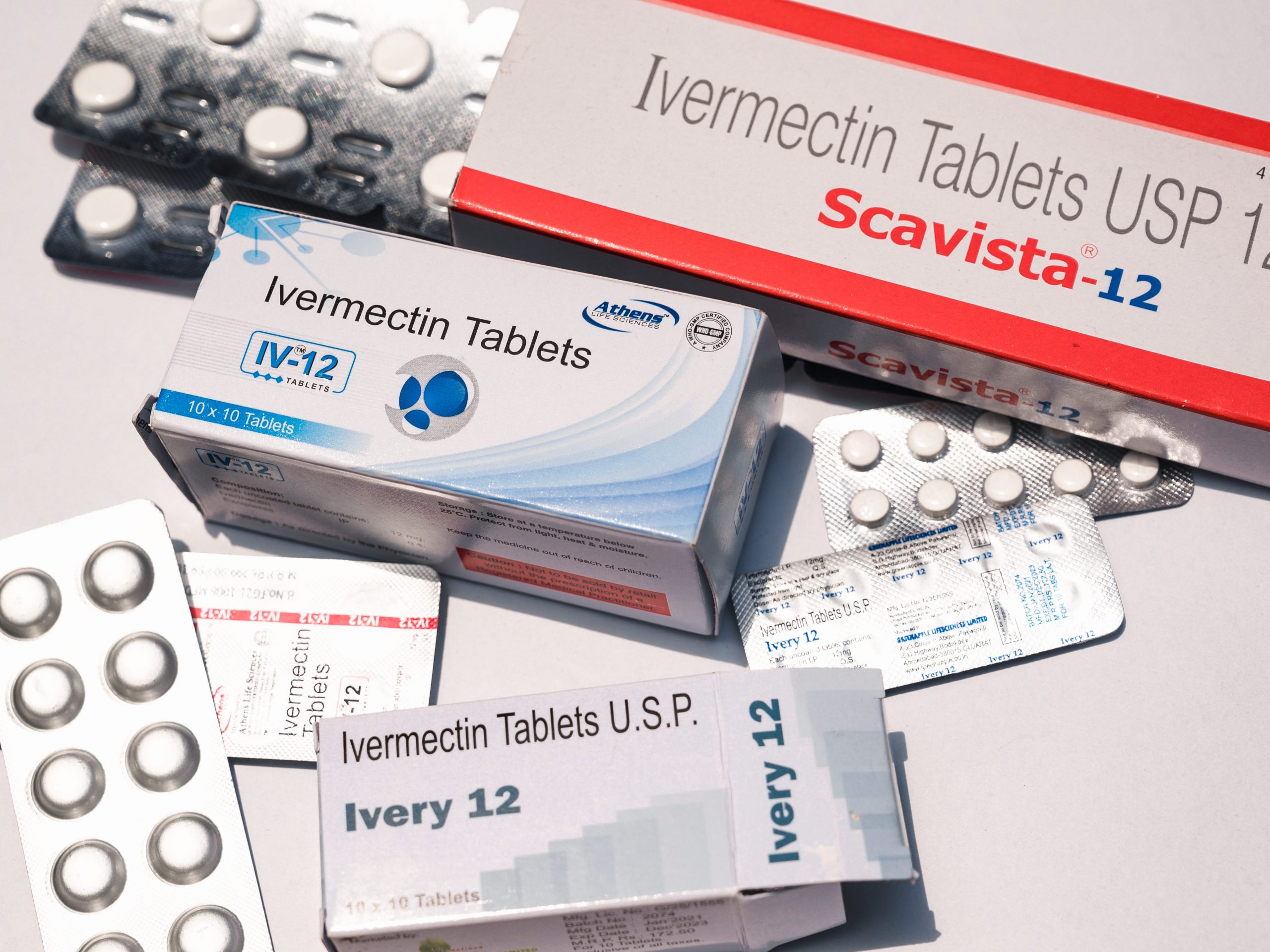 This picture shows the tablets of Ivermectin drugs in Tehatta, West Benga, India on May 19, 2021.