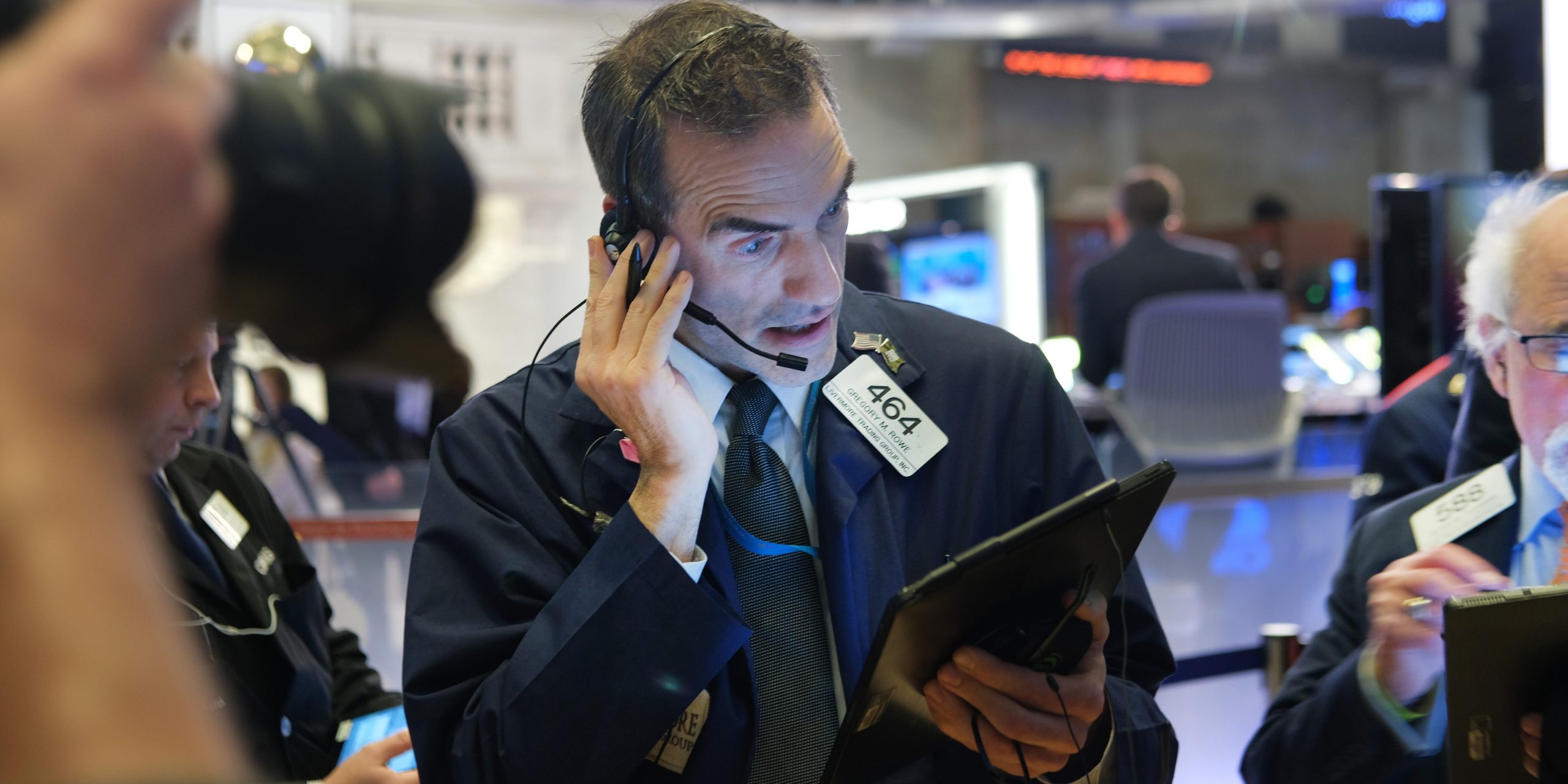 nyse surprised trader