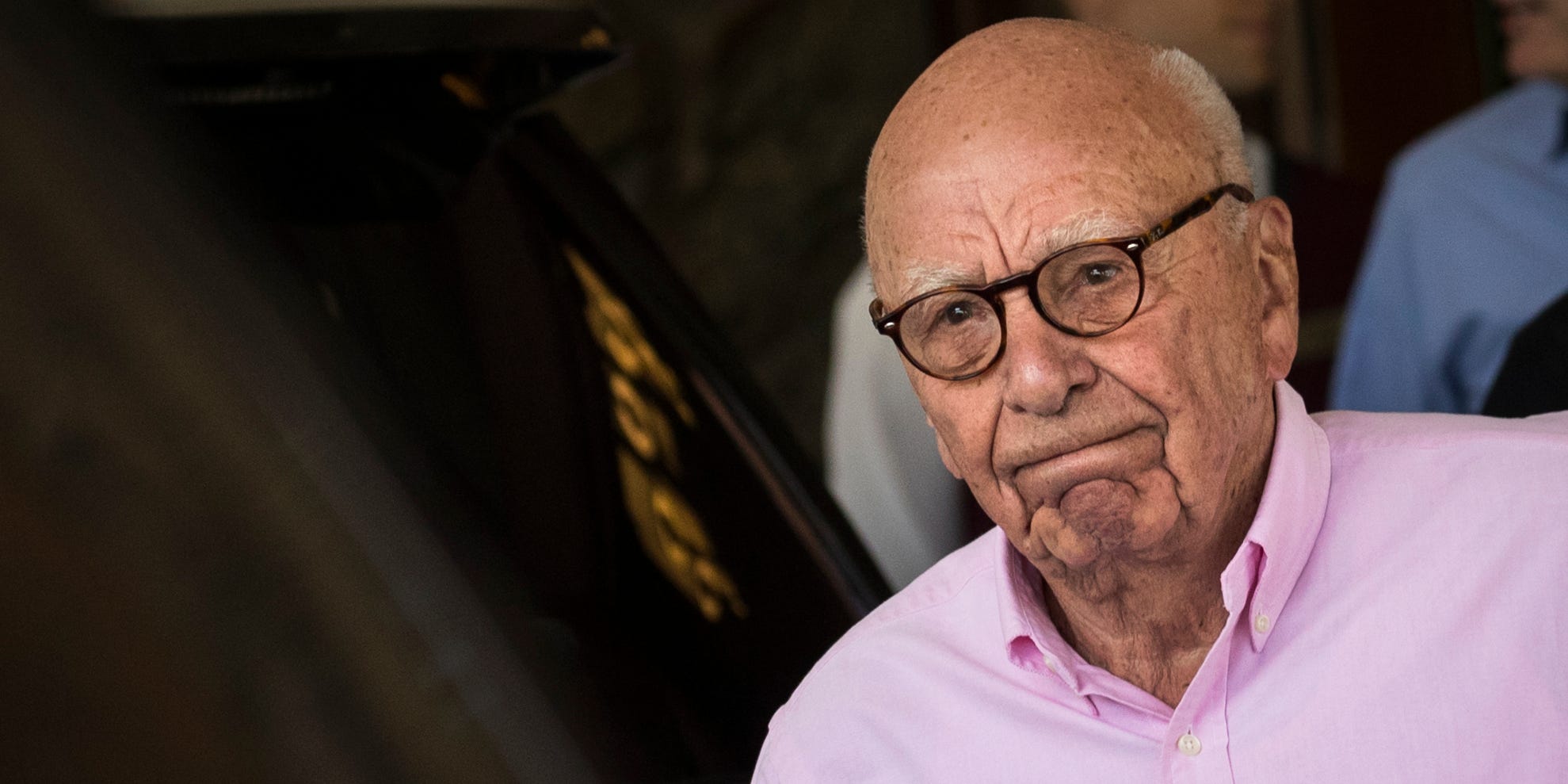 Rupert Murdoch, chairman of News Corp and co-chairman of 21st Century Fox, arrives at the Sun Valley Resort of the annual Allen & Company Sun Valley Conference, July 10, 2018 in Sun Valley, Idaho.