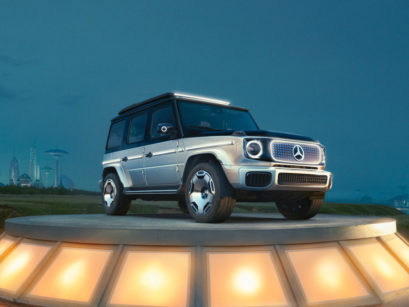 Here's our first look at the electric MercedesBenz GWagen due out in 2024