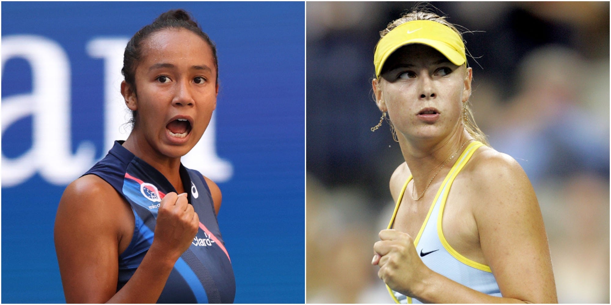 Leylah Fernandez is the youngest US Open semi-finalist since Maria Sharapova