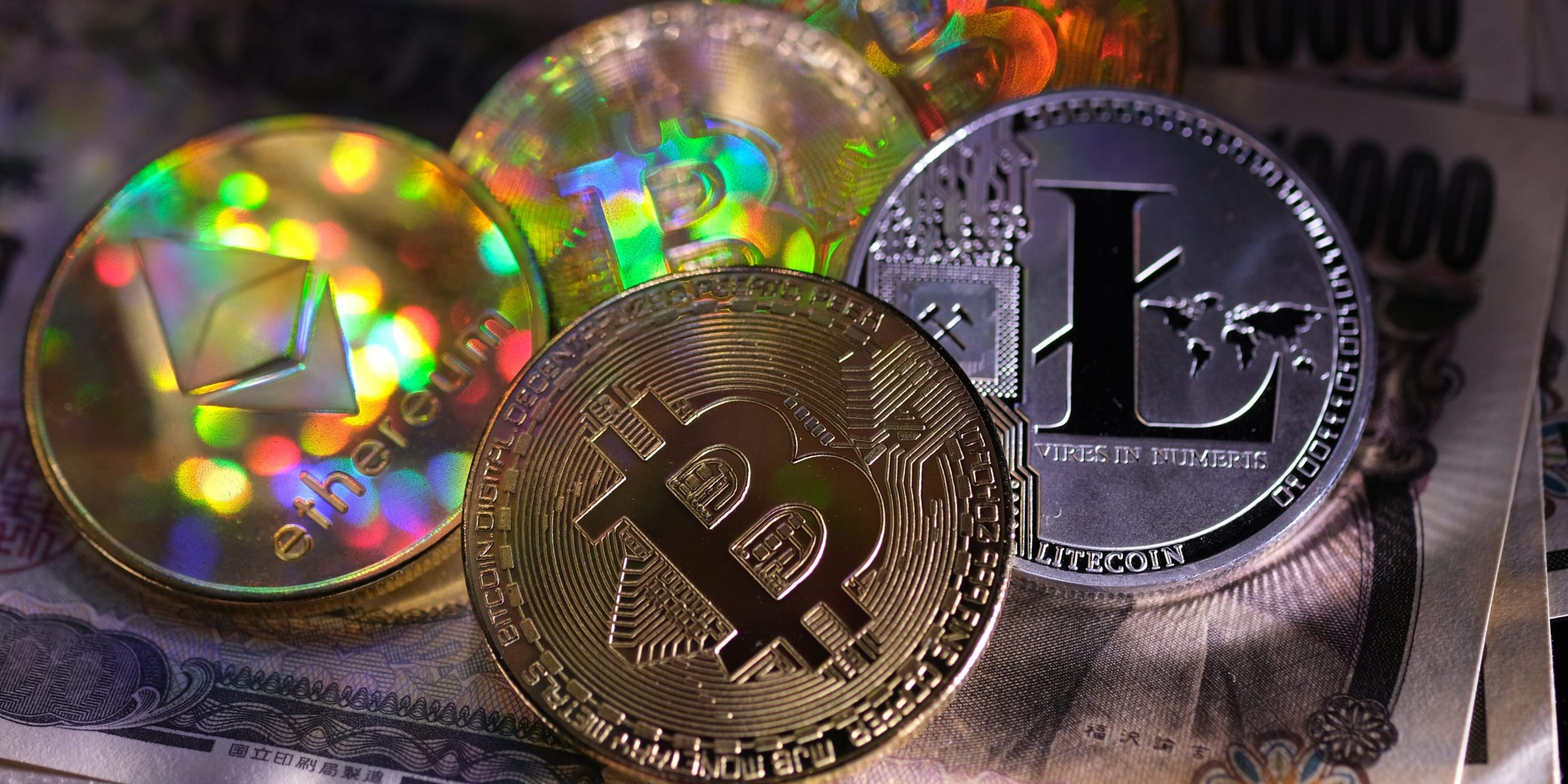 Ethereum, Bitcoin and Litecoin