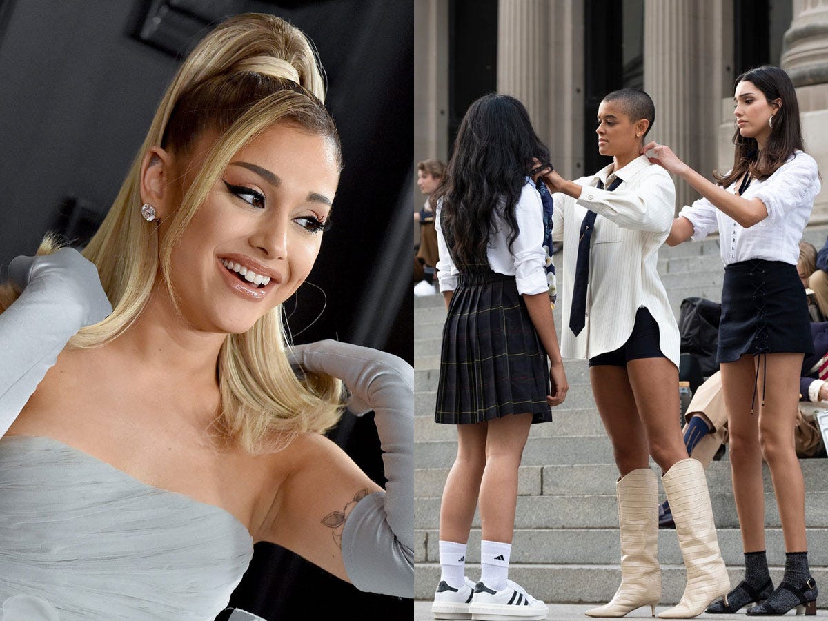 ariana grande gossip girl reboot composite