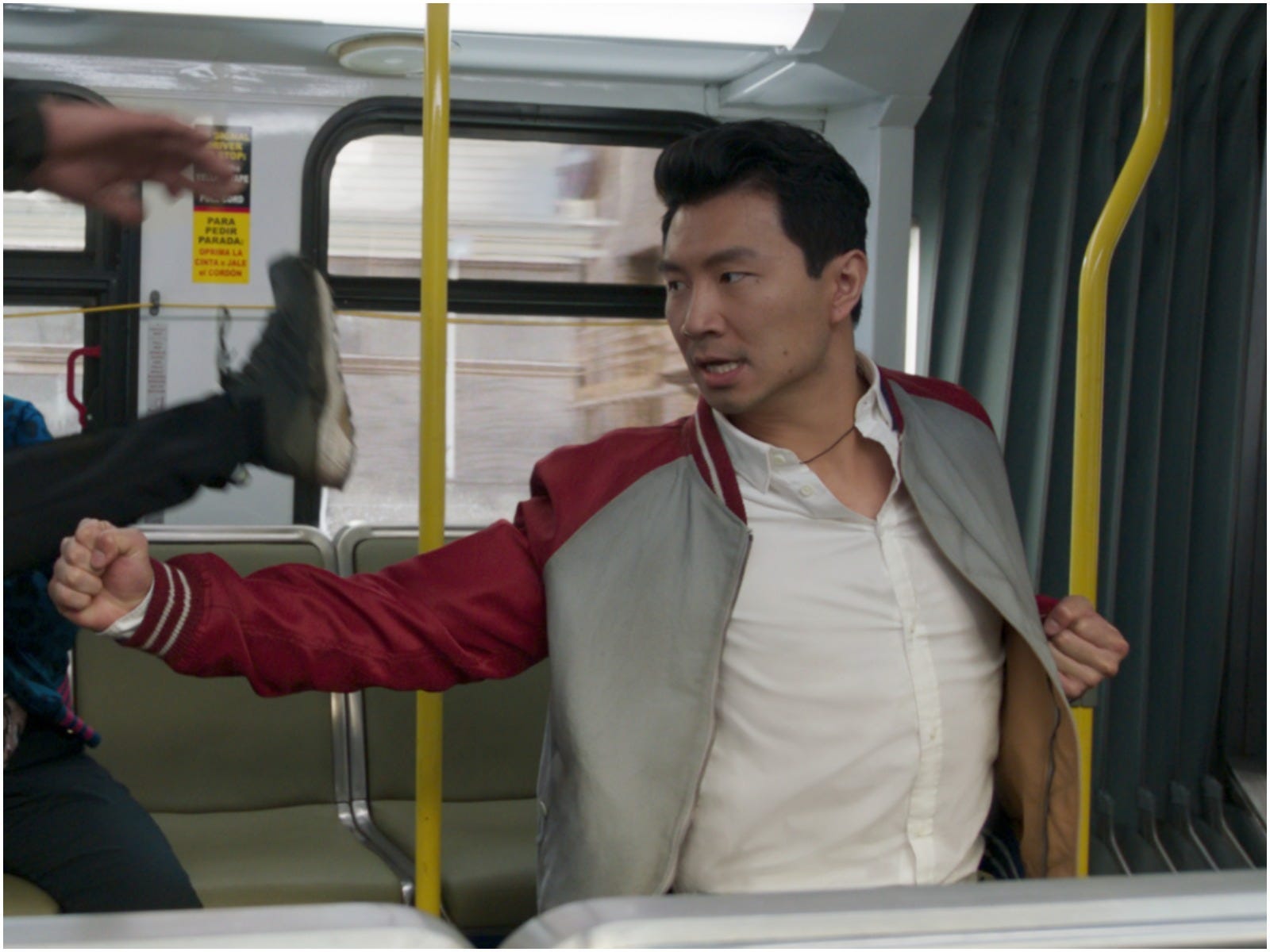 Bus fight scene Shang-Chi