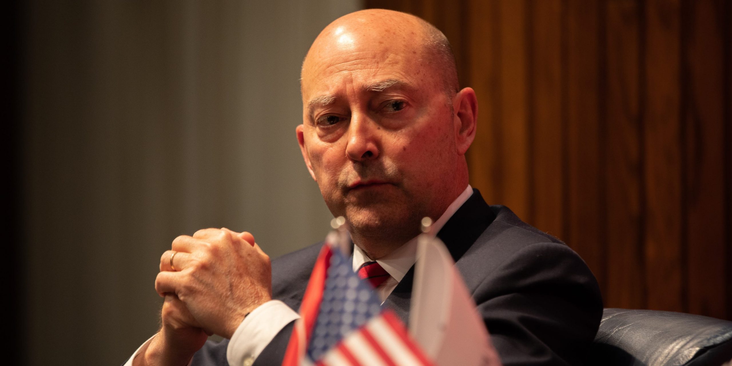 Former NATO Supreme Allied Commander Europe James Stavridis attends a panel in Washington, DC on January 30, 2019