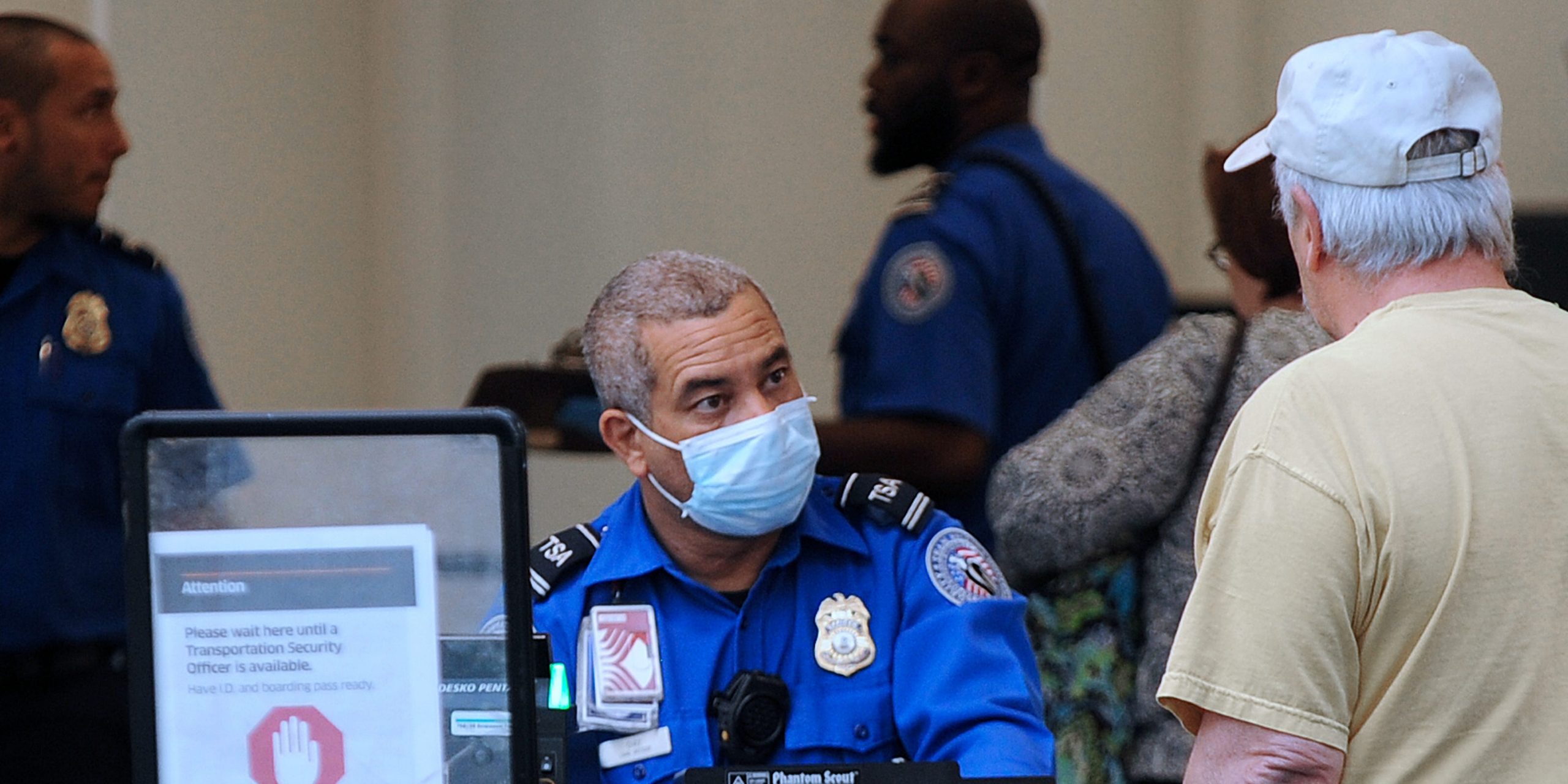 TSA mask airport coronavirus