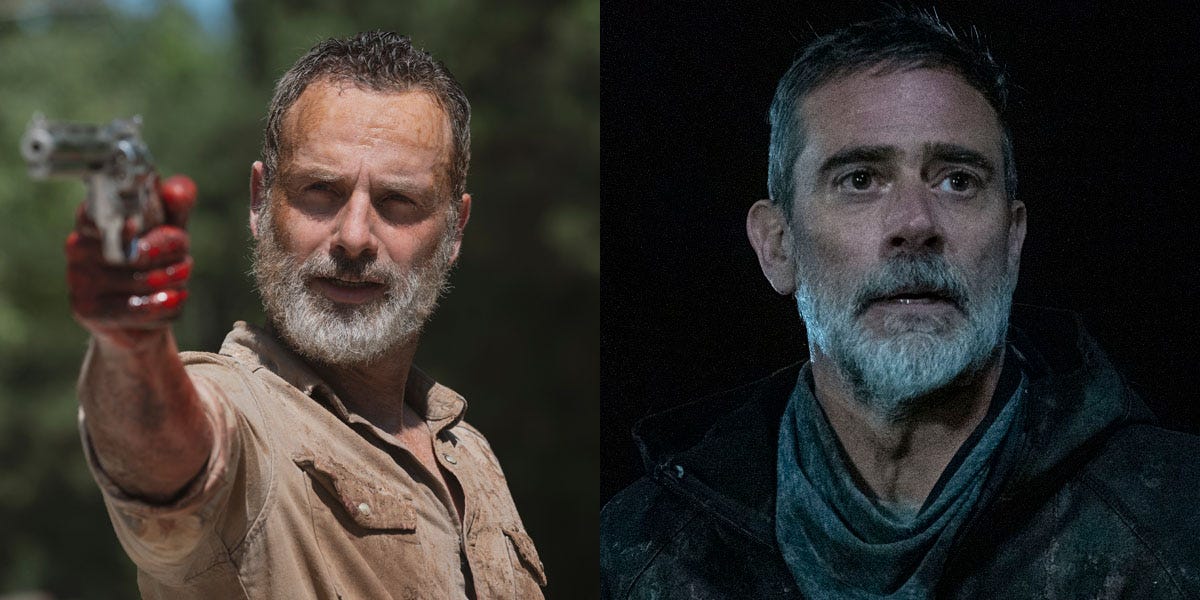 Rick and Negan TWD