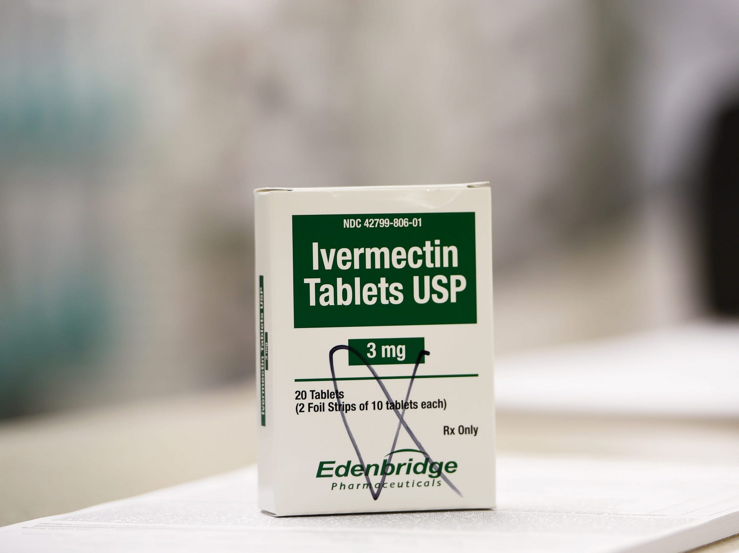 A box of ivermectin.