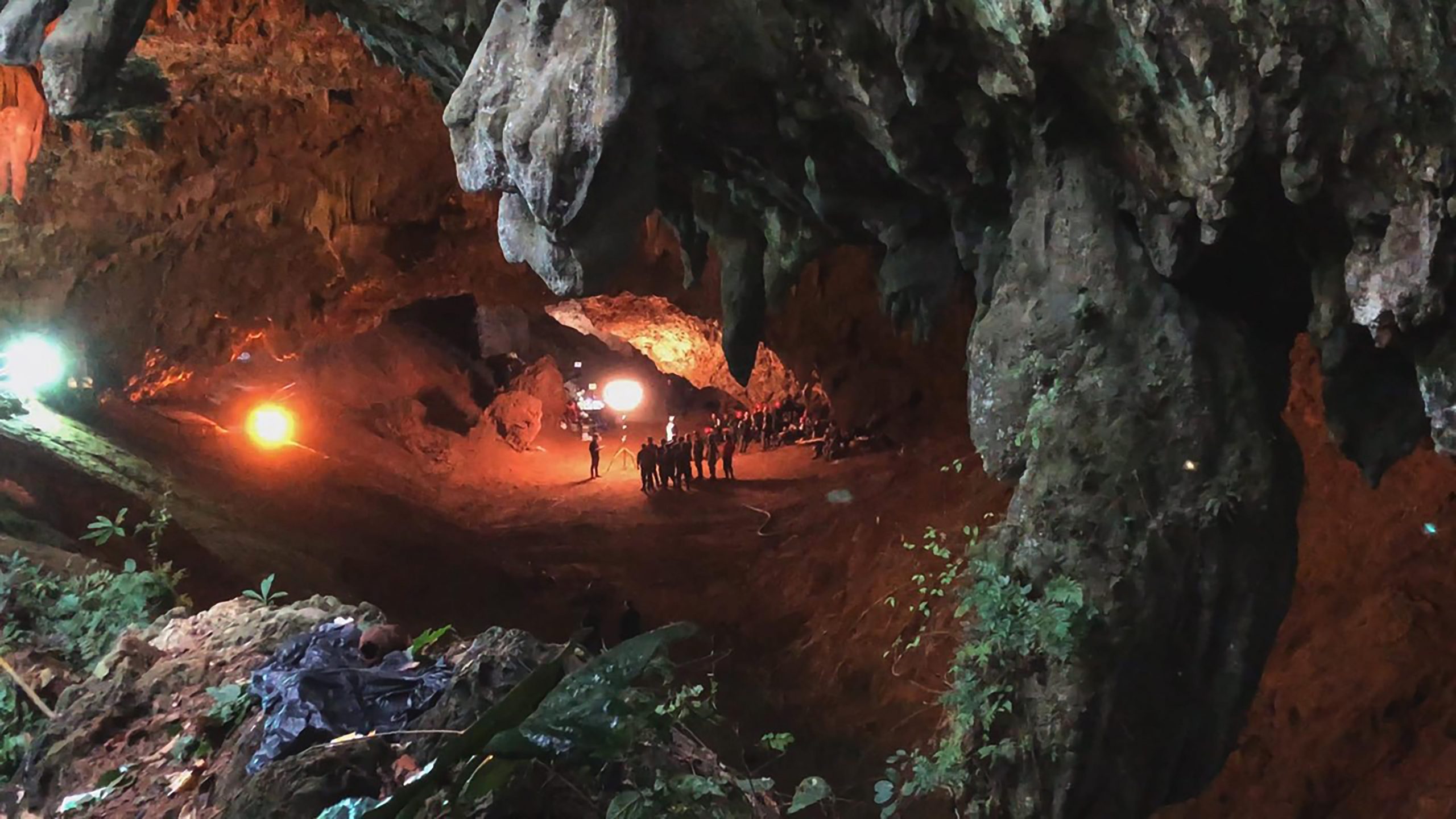 Inside the cave where Thai soccer team was missing