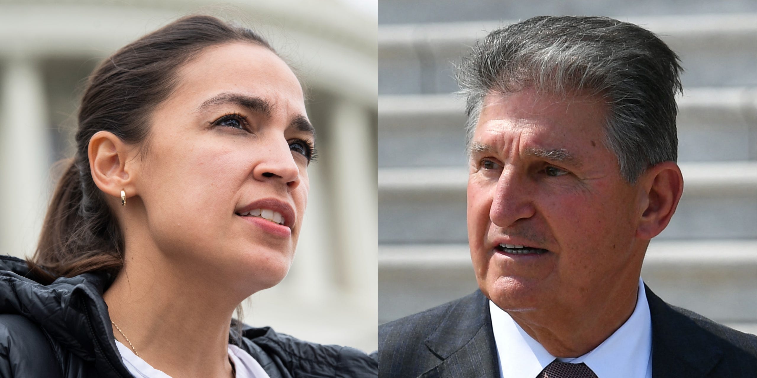 alexandria ocasio-cortez and joe manchin