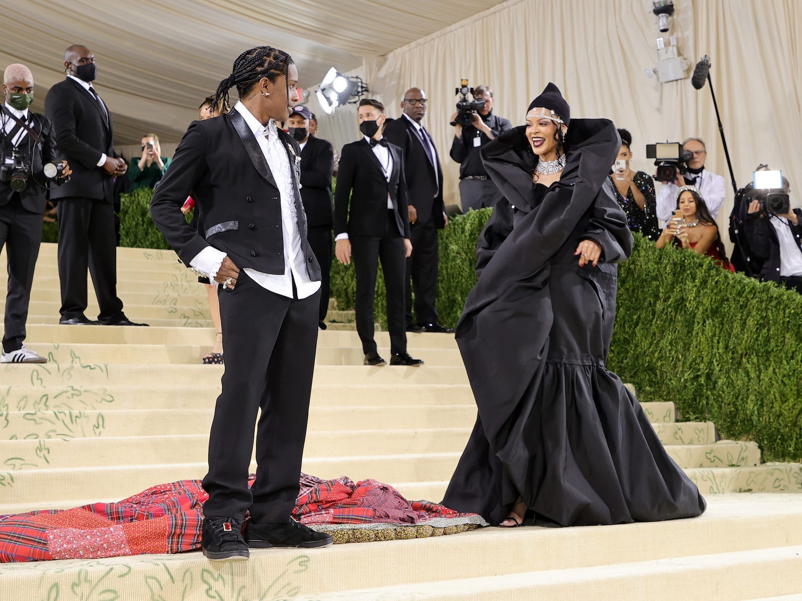 A$AP Rocky and Rihanna 2021 Met Gala