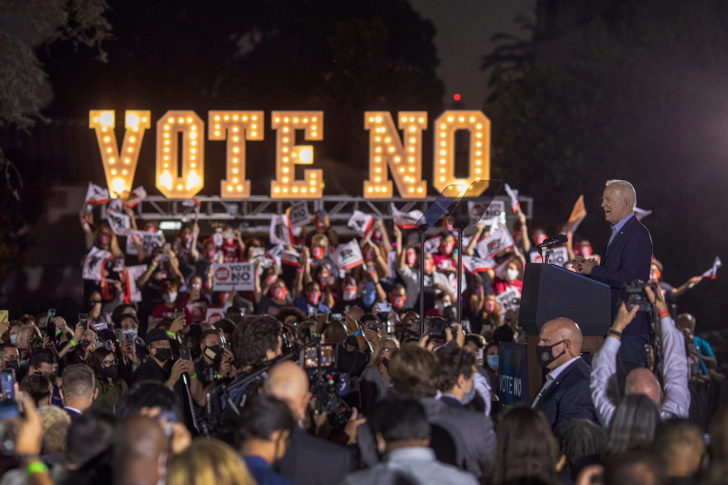 Biden speaks before California recall