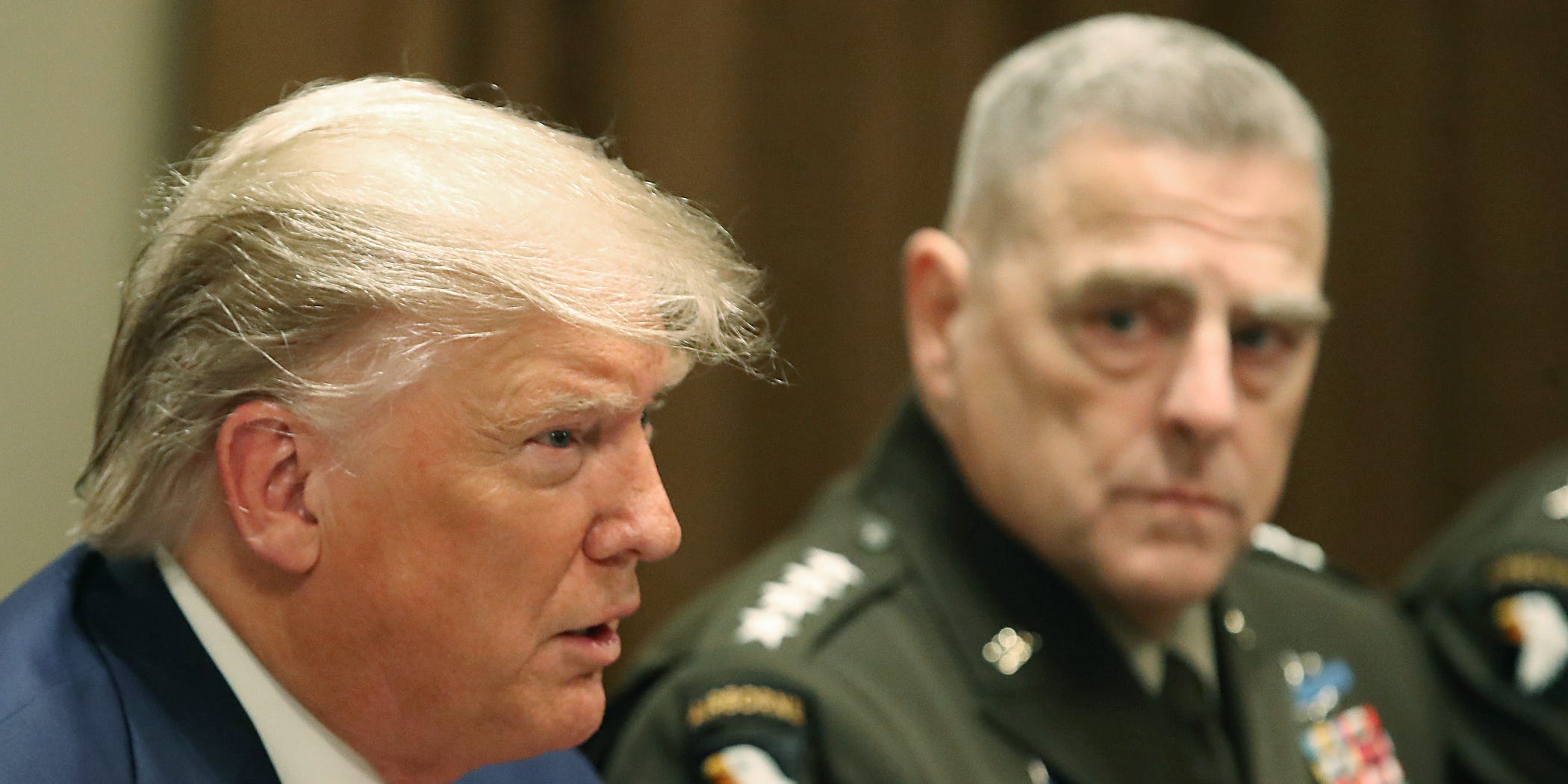 donald trump mark milley