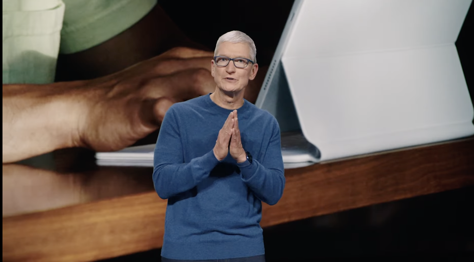 Tim Cook at Apple's iPhone 13 event