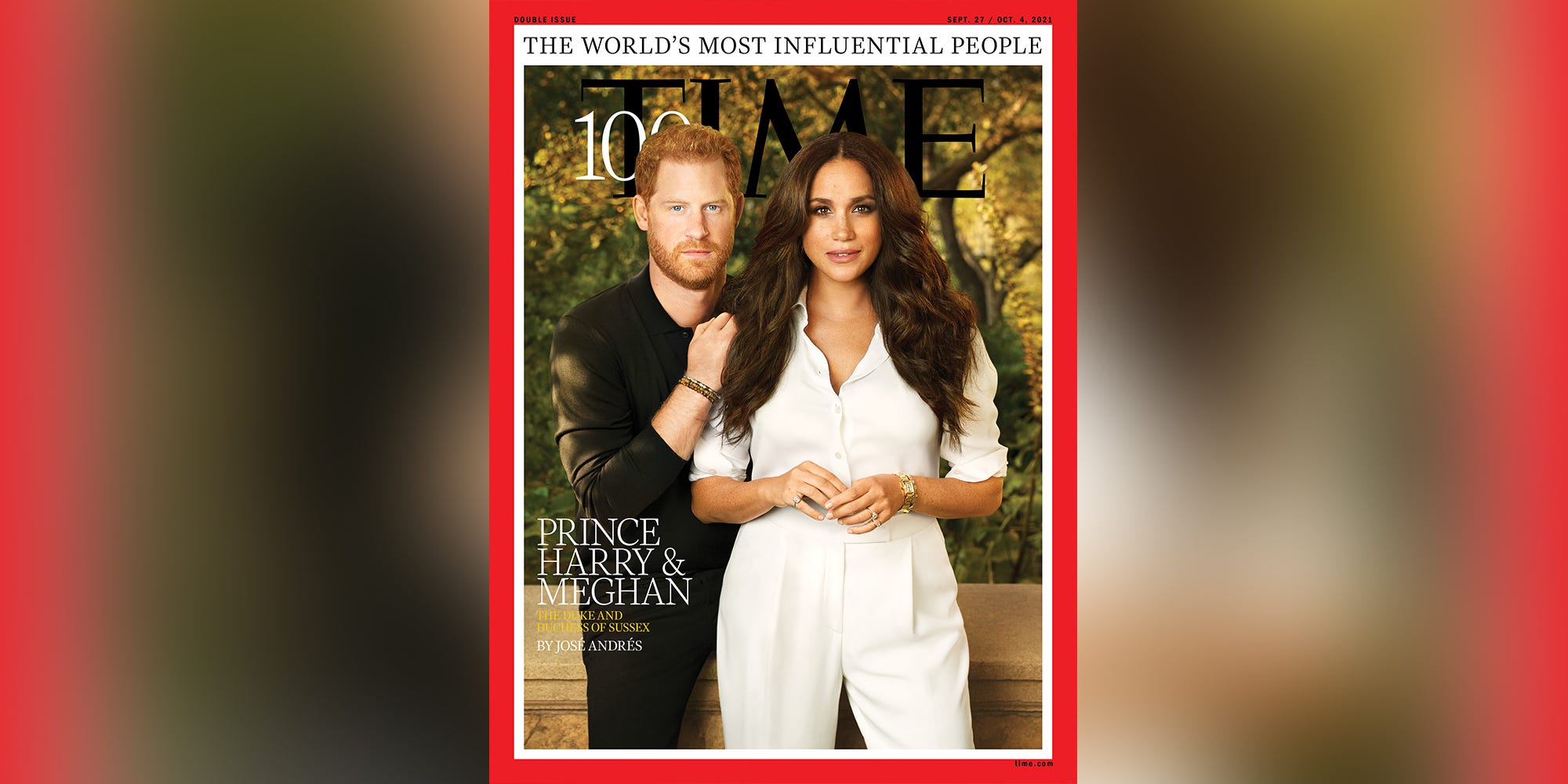 Prince Harry and Meghan Markle on the cover of TIME.