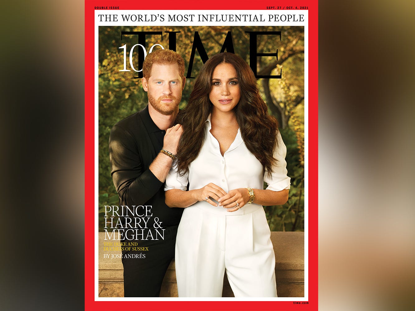 Prince Harry and Meghan Markle on the cover of TIME.