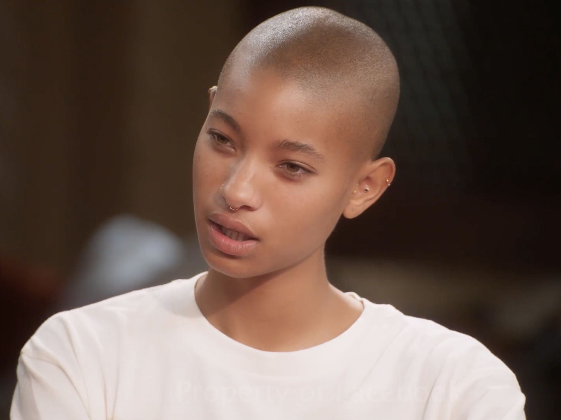 Willow Smith on an episode of "Red Table Talk" released in September 2021.
