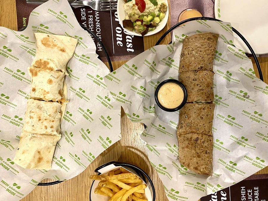 Zaatar w Zeit in Dubai.
