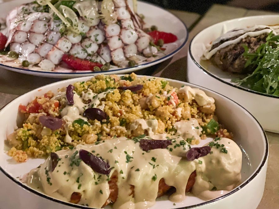 Taverna Greek Kitchen in Dubai.