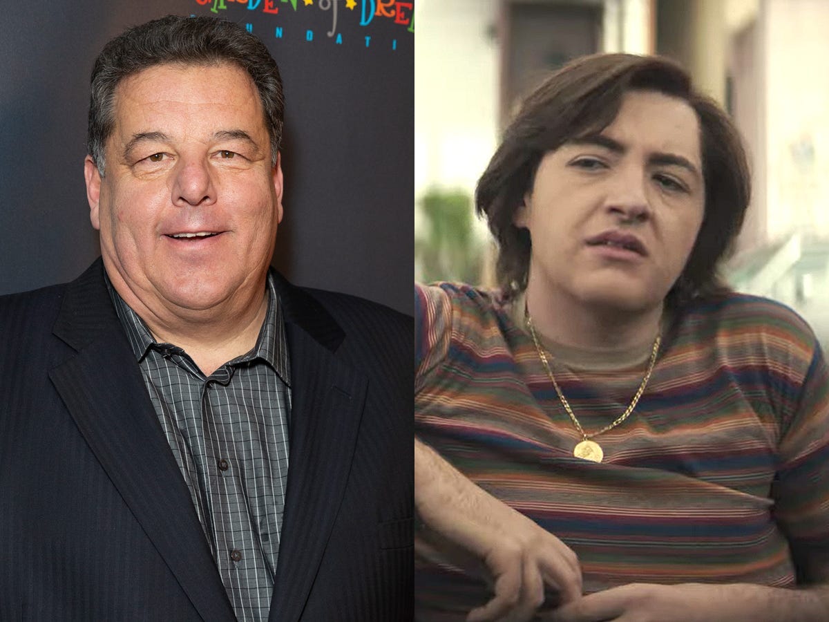 Steve Schirripa said Michael Gandolfini's resemblance to his late father was "uncanny."