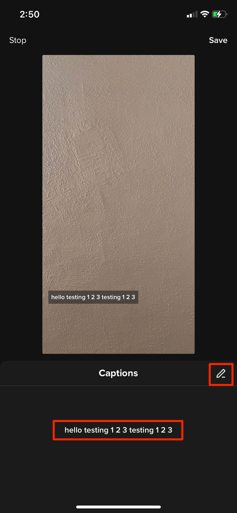 tiktok captions edit